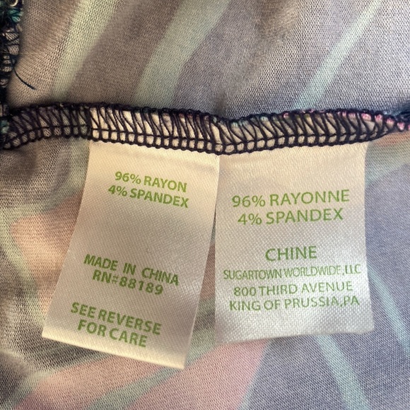 Lilly Pulitzer Maxi Skirt Size Large Under the Palms Print Navy Blue Pink - Picture 13 of 15